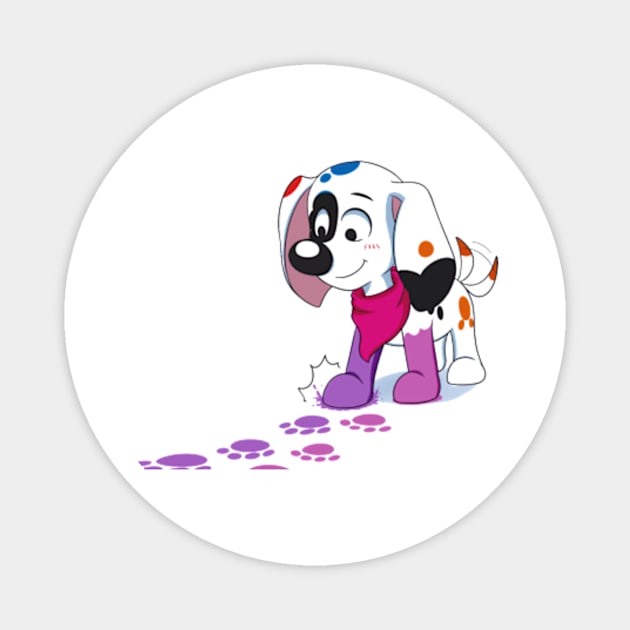 dalmatian 101 new 7 Magnet by Vidi MusiCartoon